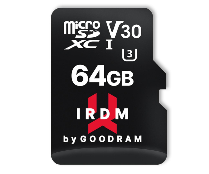 Karta pamięci GOODRAM IRDM 64GB MICRO CARD UHS I U3 + adapter